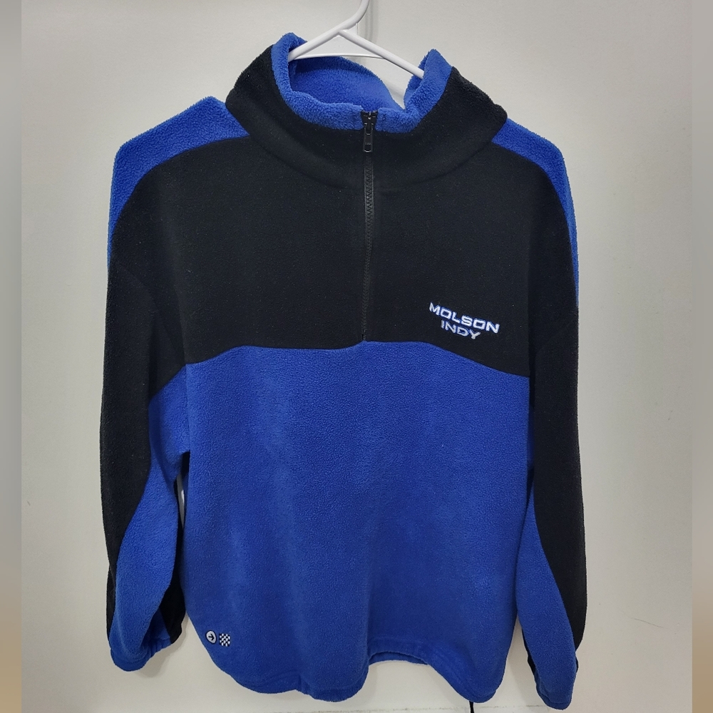 Y2k Vintage Molson Indy Racing Quarter Zip